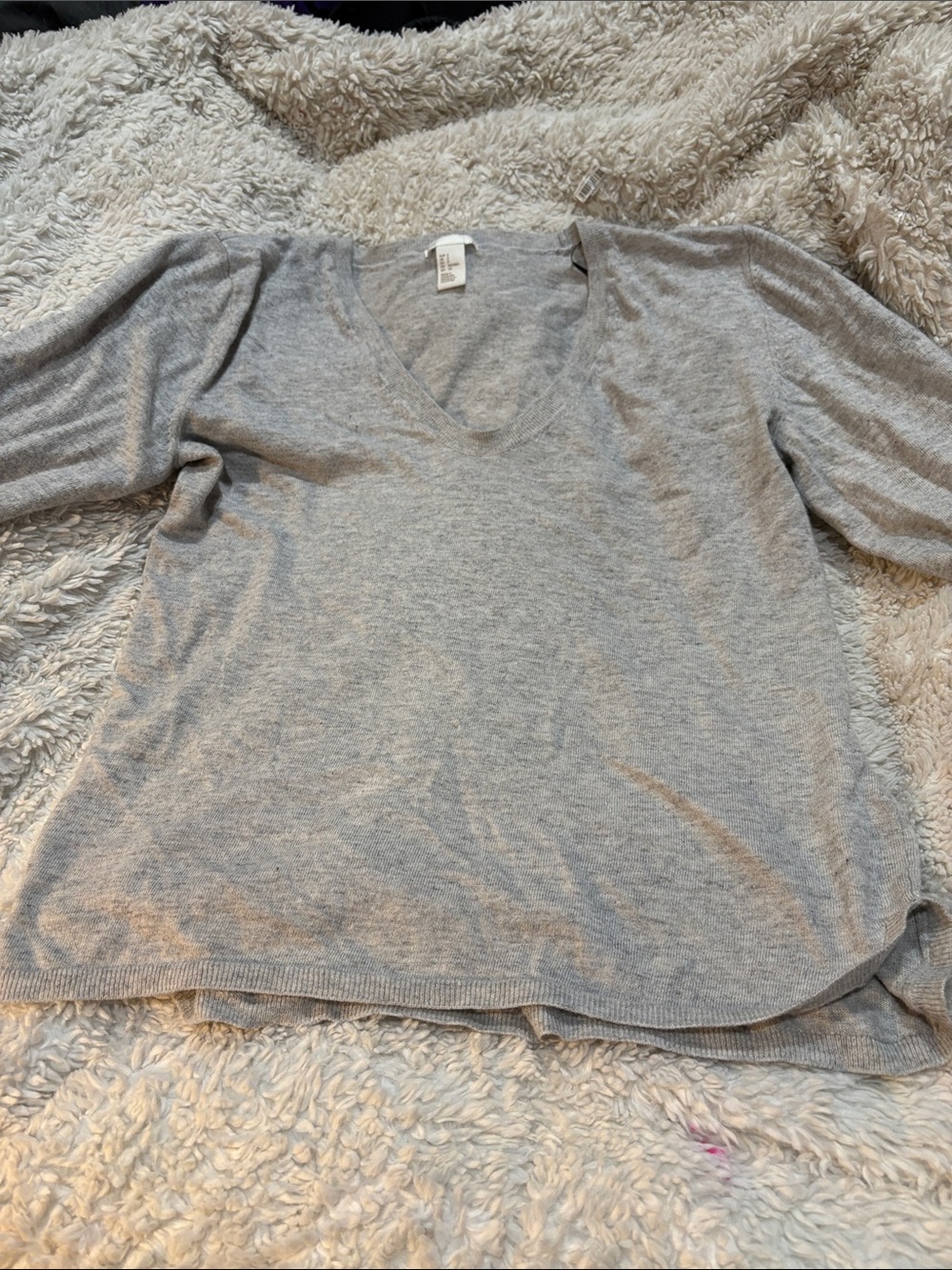 H&M Women’s Gray Heather Knit Top